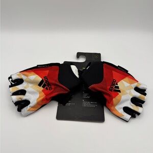 Adidas ClimaCool Performance Gloves in Red and Black
